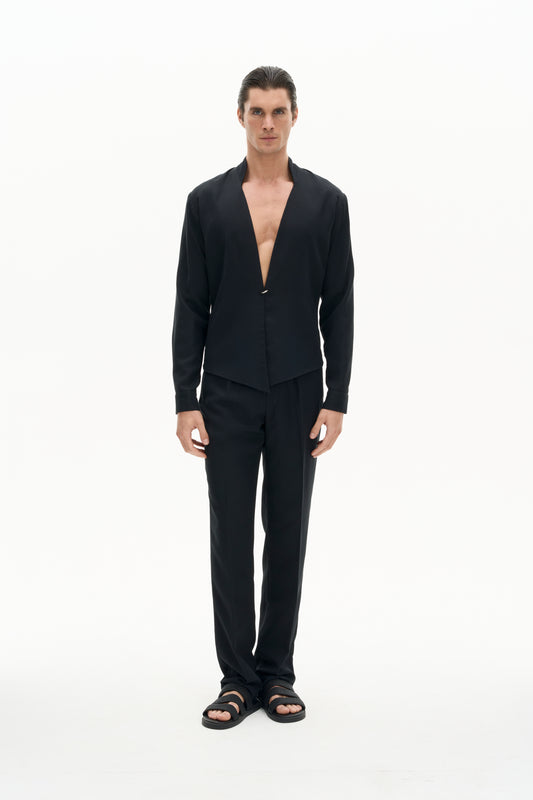 NOIR SILK SHIRT