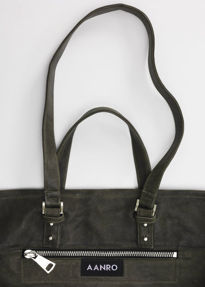 MOUFLON LEATHER BAG (Oil)